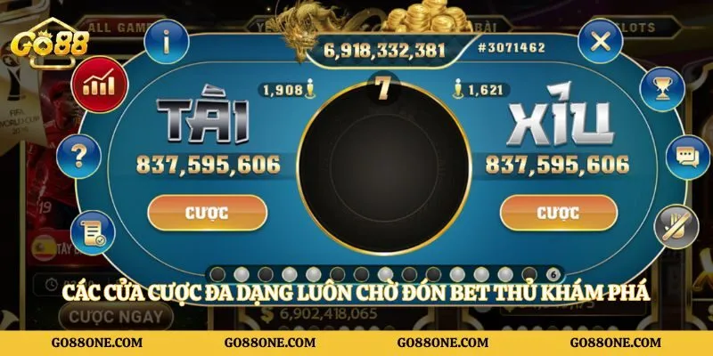 Các cửa cược đa dạng luôn chờ đón bet thủ khám phá